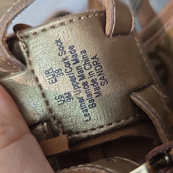 Sam Edelman Women Sandra Fringe Leather Wedge Sandals Shoes Sz 9 - Picture 11 of 11